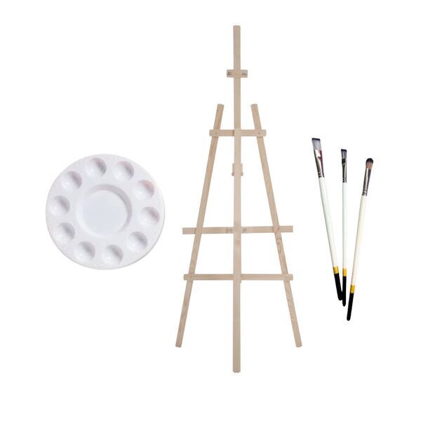 Paint Brushes and Easels